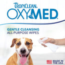 TropiClean OxyMed Soothing Allergy Relief Wipes For Dog & Cat (50 ct)