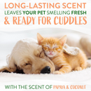 TropiClean Papaya & Coconut Waterless Shampoo For Pets (7.4 oz) - Pet Grooming 5