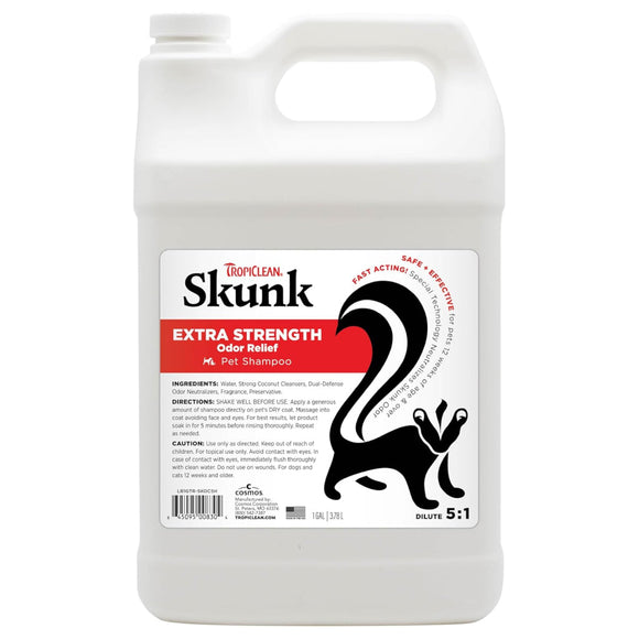TropiClean Skunk Extra Strength Odor Control Dog Shampoo - 1-gallon - Pet Fragrances & Deodorizing Sprays 8