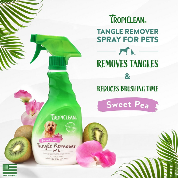 TropiClean Tangle Remover Spray For Pets (16 oz) - All Dog & Cat Grooming 10