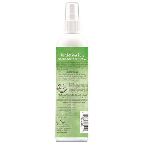 TropiClean Watermelon Deodorizing Pet Spray (8 oz)