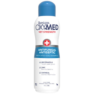 Tropicllean OxyMed Antifungal & Antiseptic Dog Shampoo 20-oz - Pet Grooming Supplies 1