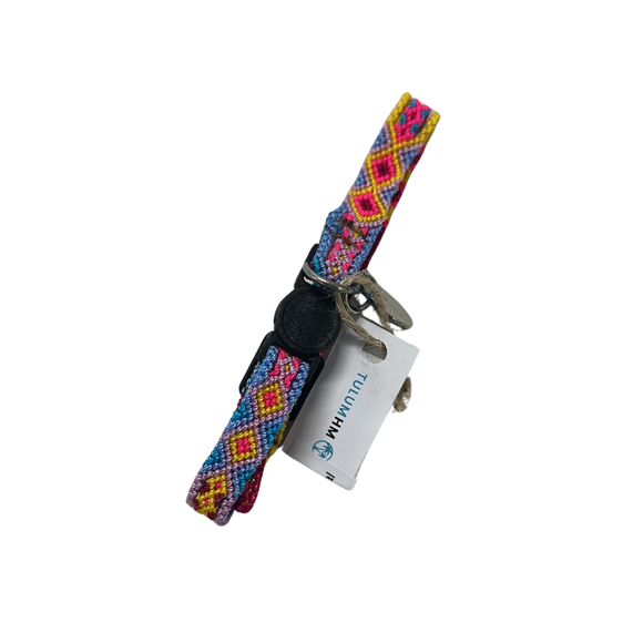 Tulum Handmade Adjustable Quick Release Artesanal Cat Collar Multi-Colors Assorted Colors - Pet Collars & Harnesses 1