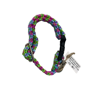 Tulum Handmade Adjustable Quick Release Artesanal Collar Multi-Colors Assorted Colors - XX-Small - Pet Collars &