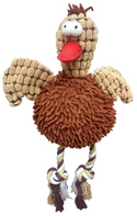 Ethical Giggler Plush Chicken Dog Toy, Assorted Colors