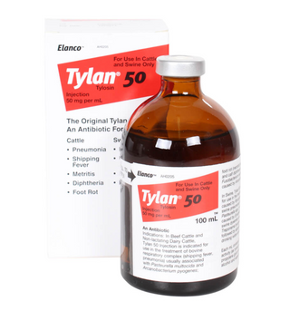 Tylan 50 Injection 50 mg, 100 mL