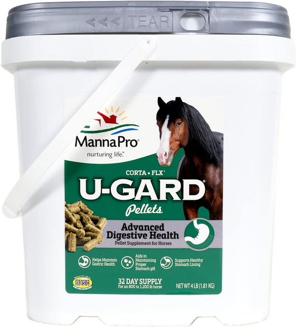 U-Gard Gastric Support Pellets for Horses - 4 lb (32 day supply) - Horse Health & Wellness 9