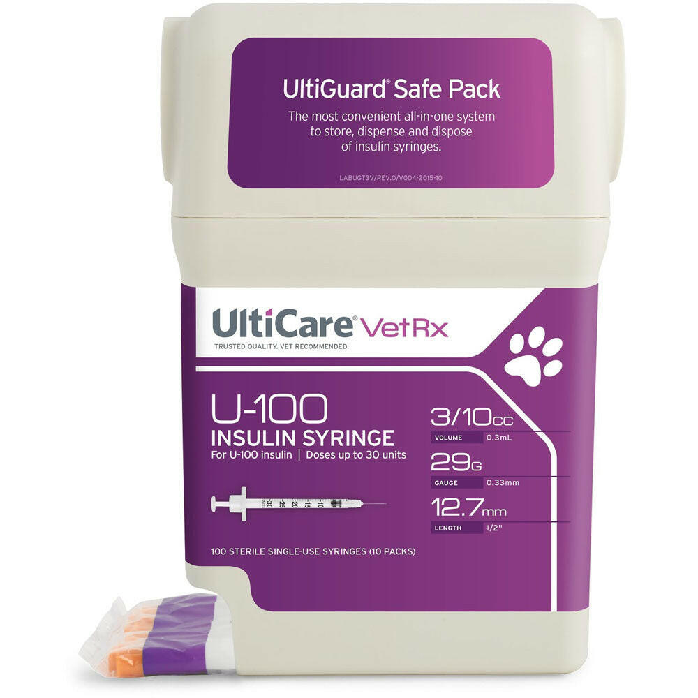 UltiCare VetRx UltiGuard U-100 Syringes – Buy Now