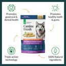 Food features of Ultimate Pet Nutrition Canine Fresh All-Natural Dental Chews for Large Dogs 51+ lbs, 12 count