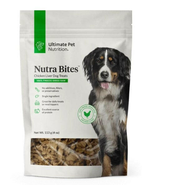Ultimate Pet Nutrition Freeze-Dried Chicken Liver Treats for Dogs