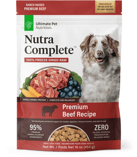 Ultimate Pet Nutrition Beef Freeze-Dried Raw Dog Food