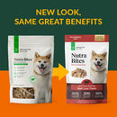 New Packaging of Ultimate Pet Nutrition Nutra Bites Freeze Dried Beef Liver Treats for Dogs