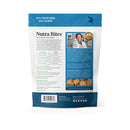 Back label of Ultimate Pet Nutrition Nutra Bites Freeze Dried Wild Salmon Cat Treats