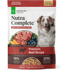 Ultimate Pet Nutrition Nutra Complete Premium Beef Freeze-Dried Raw Dog Food