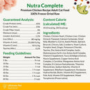 Ultimate Pet Nutrition Nutra Complete Premium Chicken Freeze-Dried Raw Cat Food 12-oz - Cat Food 7