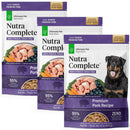 Ultimate Pet Nutrition Nutra Complete Premium Pork Freeze-Dried Raw Dog Food, - 16 oz (pack of 3)