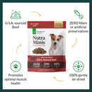 Food features of Ultimate Pet Nutrition Nutra Minis Air-Dried Beef Dog Training Treats