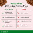 Food Features of Ultimate Pet Nutrition Nutra Minis Air-Dried Chicken Dog Training Treats