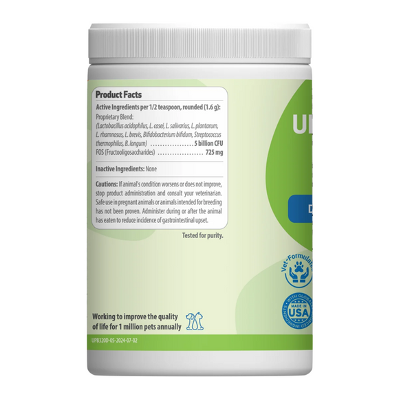 Ultimate Probiotic 9 Strains with Prebiotics for Dogs (11.29 oz) - cat Vitamins & Supplements 3
