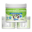 Ultimate Probiotic 9 Strains with Prebiotics for Dogs (11.29 oz) - cat Vitamins & Supplements 14