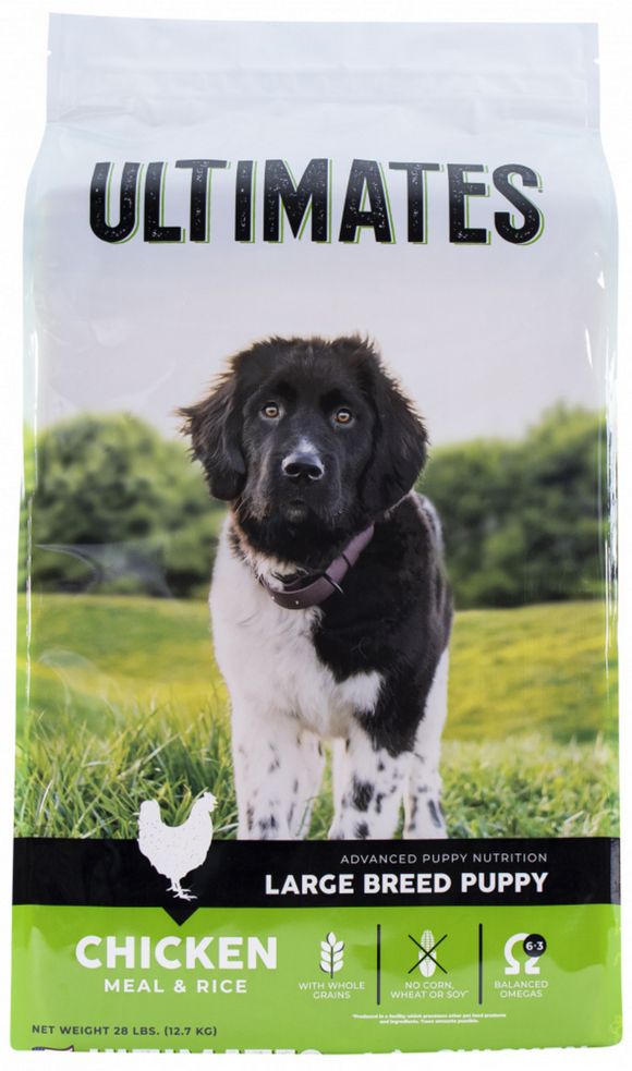 Ultimates Large Breed Puppy Chicken Meal & Rice Dry Dog Food