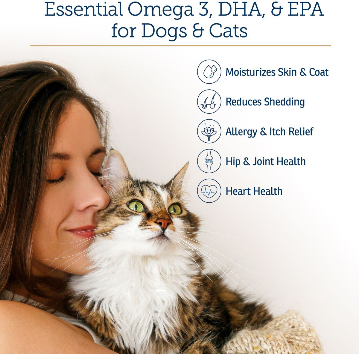 Rx Vitamins Ultra EFA Skin & Coat Supplement for Dogs and Cats - 0