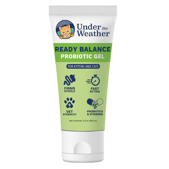 Under the Weather Ready Balance Oral Probiotic Gel for Cats 30 cc - Cat Digestive & Probiotics Supplements 1