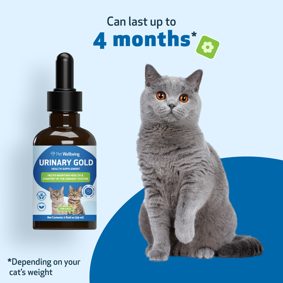 Urinary Gold - for Cat Urinary Tract Health (2 oz) - Cat Vitamins & Supplements 7