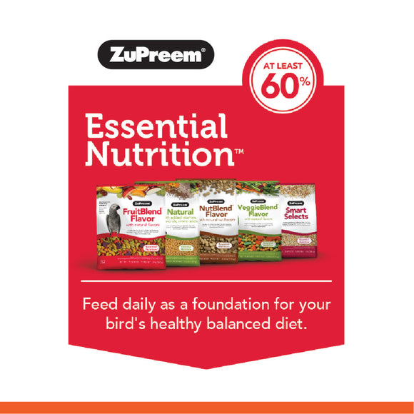 Zupreem PastaBlend Food for Medium Birds, 2-lb