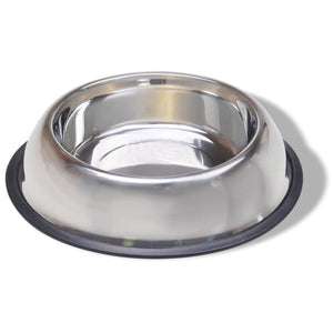 Van Ness Plastics Stainless Steel No-Tip Dish