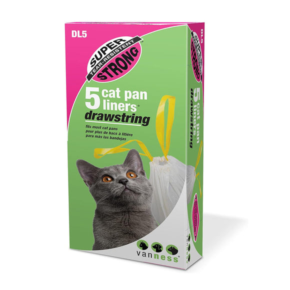 Van Ness Super Strong Drawstring Pan Liners For Cats