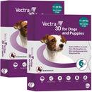 Vectra 3D Flea and Tick Spot Treatment for Dogs & Puppies 11-20 lbs - 12 Doses (12-mos. supply) - Dog Flea & Tick 3