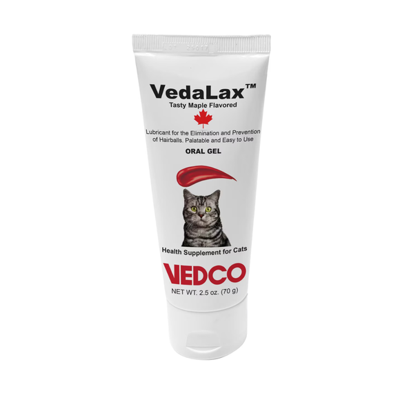 VedaLax Hairball Gel Supplement for Cats - Maple / 2.5oz - Cat Supplements & Vitamins 1