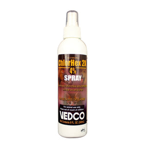 Vedco ChlorHex 2X 4% Spray For Dogs, Cats & Horses (8 oz)