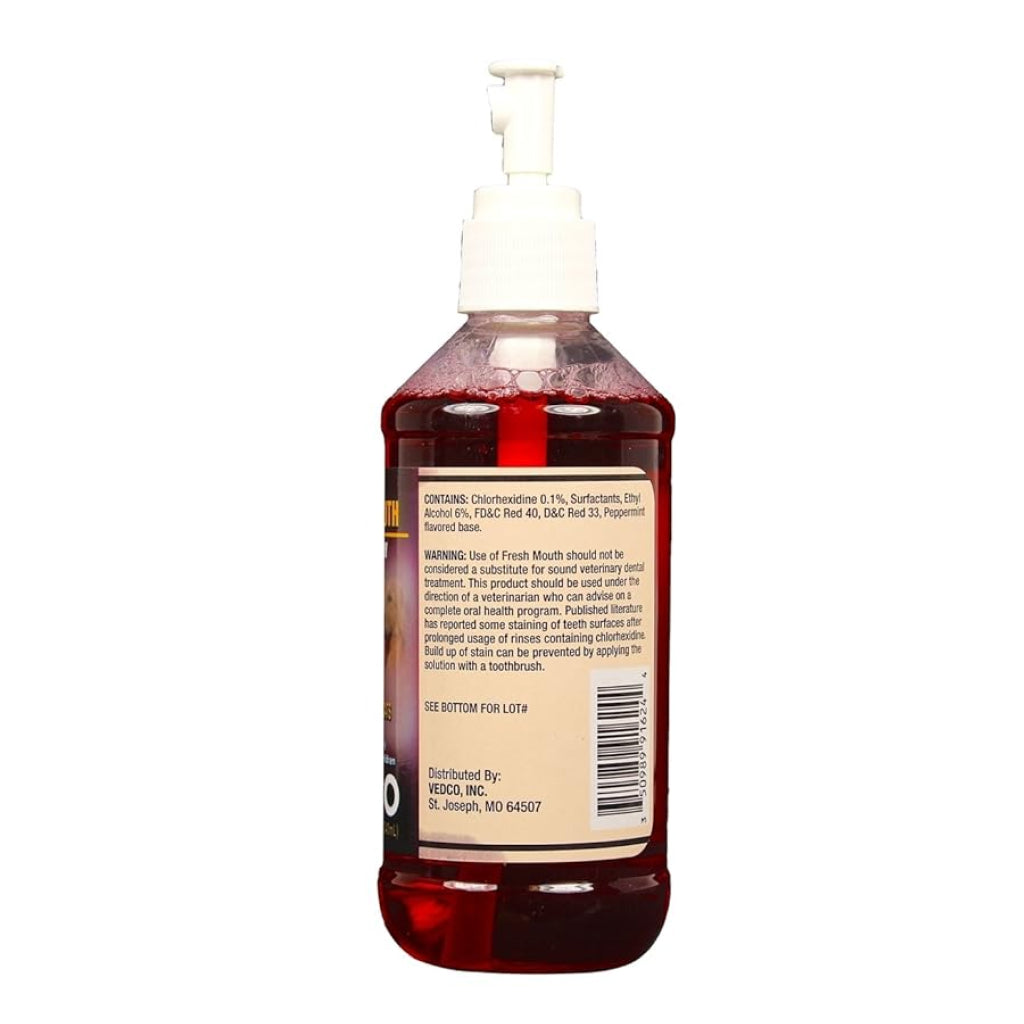 Fresh Mouth Oral Spray for Dogs & Cats -Tartar & Plaque Control