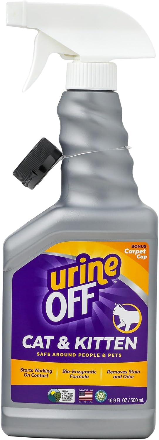 Vedco Urine Off Formula Odor & Stain Remover For Cats & Kittens 16.9-oz - Pet Odor & Stain Removers 1