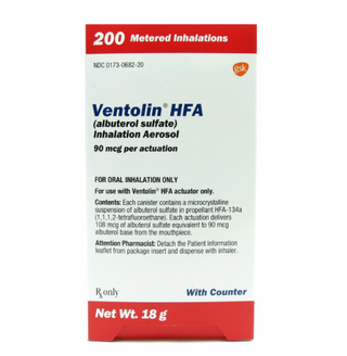 Ventolin HFA Inhaler 90mcg