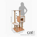 Vesper Walnut Cat Furniture with Very High Base - Cat Furniture Accessories 7