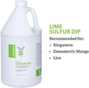 White gallon with label and product facts