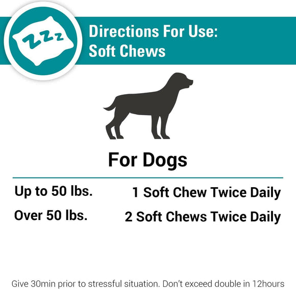 Vet Classics Anxiety & Stress Soft Chews for Dogs (120 count) - Dog Supplements & Vitamins 6