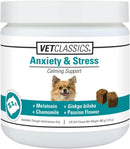 Vet Classics Anxiety & Stress Soft Chews for Dogs (120 count) - Dog Supplements & Vitamins 1