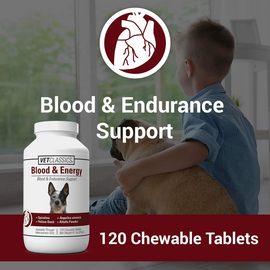 Vet Classics Blood & Energy for Dogs (120 Chew Tabs) - 2