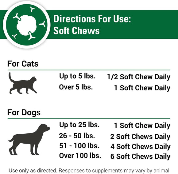 Vet Classics CAS Options for Dogs and Cats (120 Soft Chews) - 3