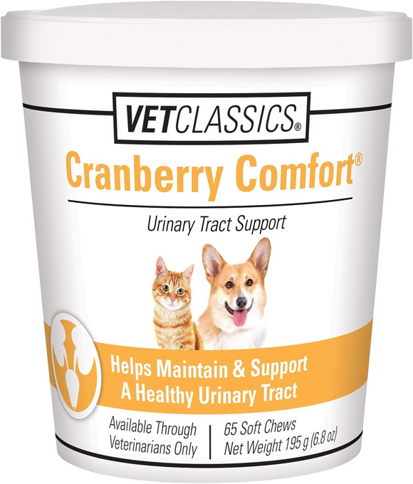 Vet Classics Cranberry Comfort Soft Chews for Dogs & Cats - 65 chews - 6