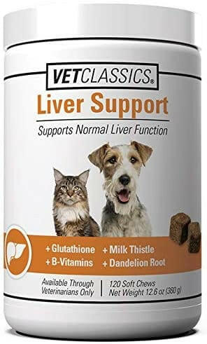 Vet Classics Liver Support Soft Chews for Dogs & Cats - 120 chews - 1