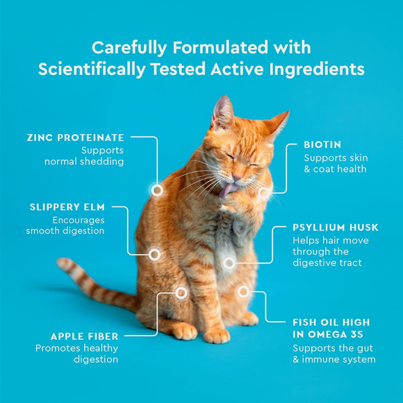 Vet IQ Hairball Relief Treats for Cats (30 Day Supply) - Cat Treats 2