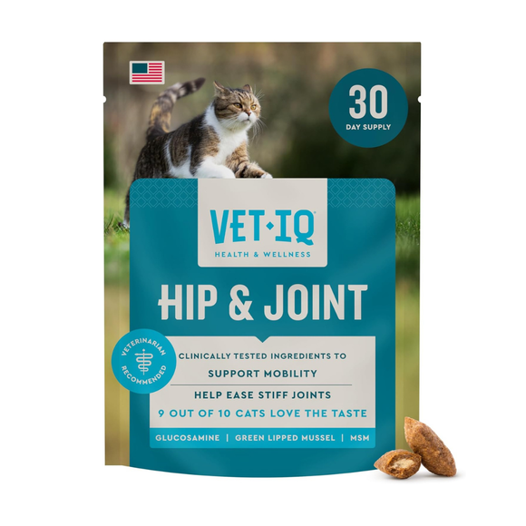 Vet IQ Hip & Joint Treats for Cats (30 Day Supply) - Cat Treats 1