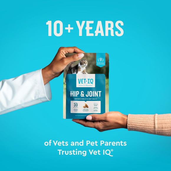 Vet IQ Hip & Joint Treats for Cats (30 Day Supply) - Cat Treats 6