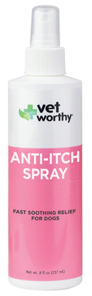 Vet Worthy Anti-Itch Spray for Dogs 8 oz - Dog Immune & Allergy Supplements 1
