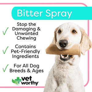 Vet Worthy Bitter Spray 8 fl oz - Dog Health Care & Wellness 2